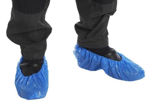 COPRISCARPA blu in nylon, 100 pz