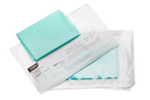 TELO OPERATORIO, VERDE, STERILE. Mis. 30 X 45 CM, 20 Pz.