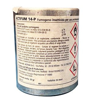 ACTIFUM 14 P FUMIGANTE ALLA PERMETRINA 30 GR