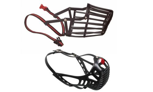Museruola di plastica nera, Lunghezza 7 Cm, Circonferenza 18 CM