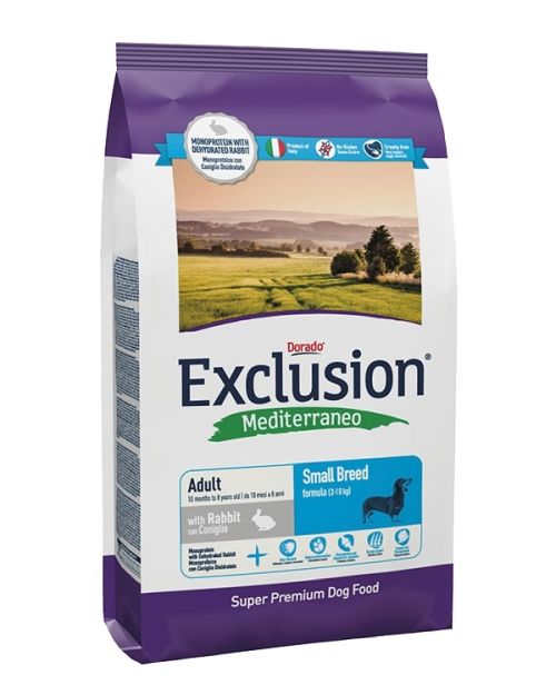 EXCLUSION MEDITERRANEO ADULT RABBIT SMALL 2 KG