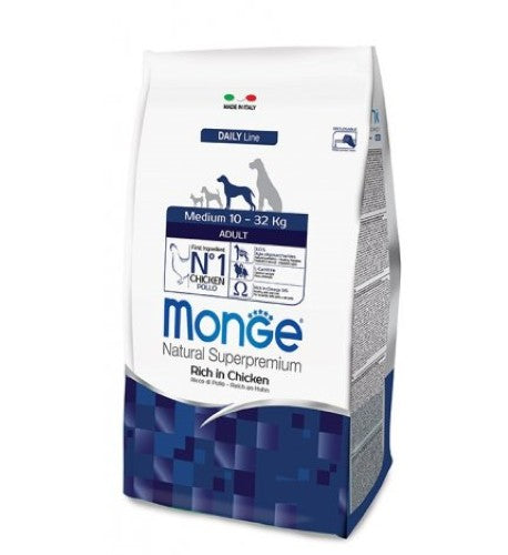 Monge Natural Superpremium ADULT Medium Pollo 12 Kg