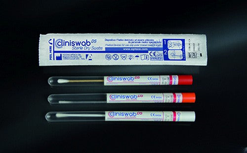 Tampone sterile senza terreno di coltura, in provetta in polipropilene Ø 12 x 150 mm