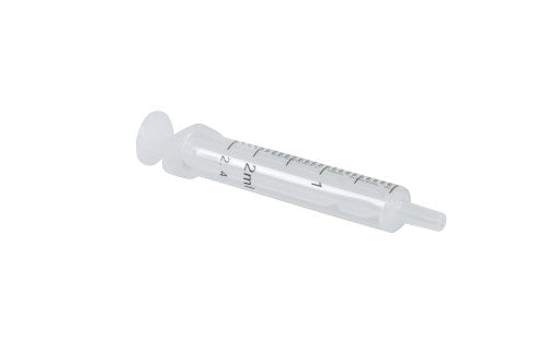 Siringhe 2-pezzi senza gomma, sterili, 2,0 - 2,4 ML, 100 Pz