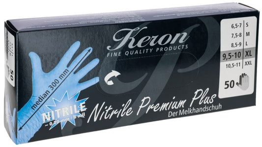 Guanti nitrile Keron Premium Plus 300 mm, 50 pz., XL