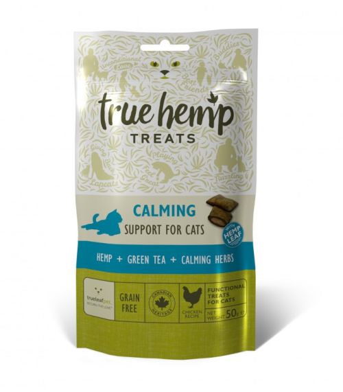TRUE HEMP CALMING Treats per gatti, 50 Grammi