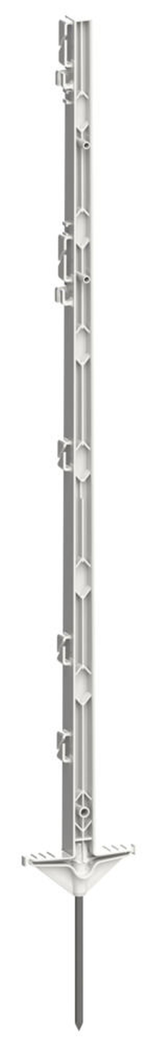 Paletto plastica classico, doppio piede, 105 CM, Punta 18 CM, 5 PZ