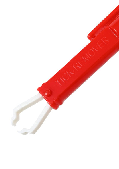 Leva zecche Buster rossa a pinzetta 9 x 1 cm