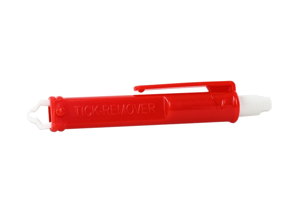 Leva zecche Buster rossa a pinzetta 9 x 1 cm