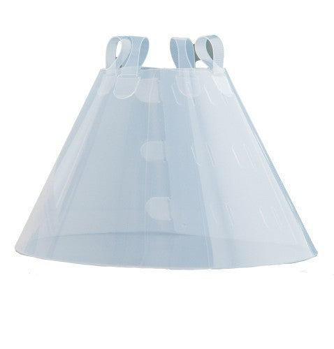 COLLARE ELISABETTIANO trasparente Click'N Fast, 35 cm