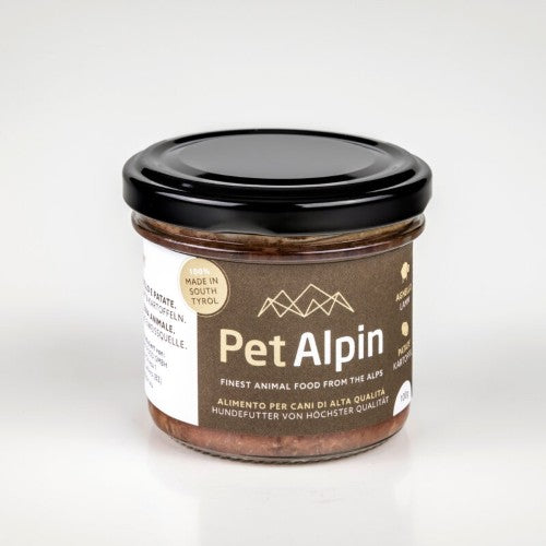 Mangime umido per cani, agnello con patate 100 Gr.
