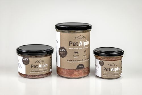 Mangime umido per cani manzo e pollo 100 Gr.