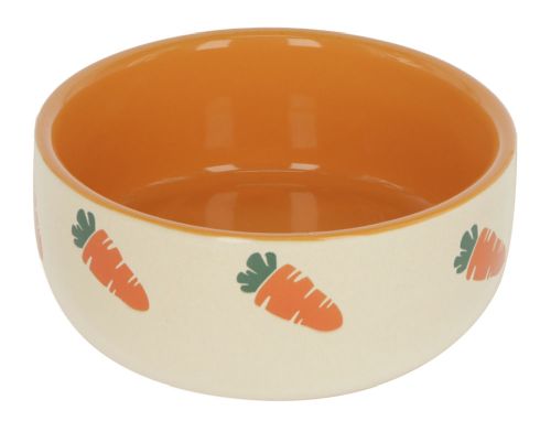 Ciotola in ceramica beige/arancio, 250 ml, Ø 11,5cm