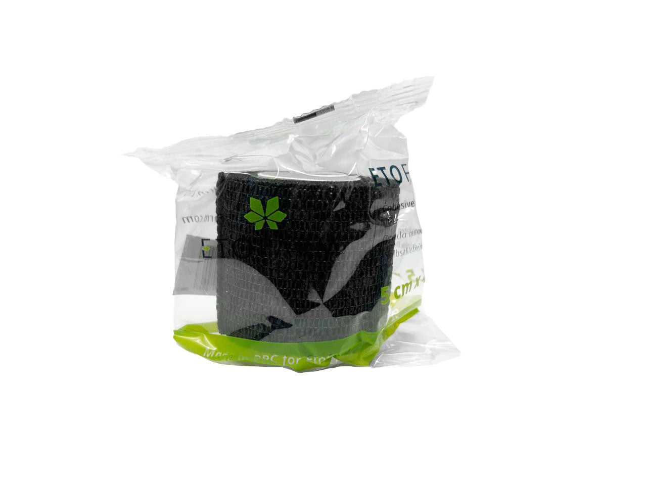 BENDA elastica AUTOADESIVA ETOFLEX, CM 5, 4,5 MT, nera