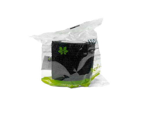 BENDA elastica AUTOADESIVA ETOFLEX, CM 5, 4,5 MT, nera