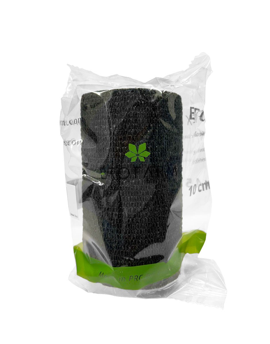 BENDA elastica AUTOADESIVA ETOFLEX, CM 10, 4,5 MT nera