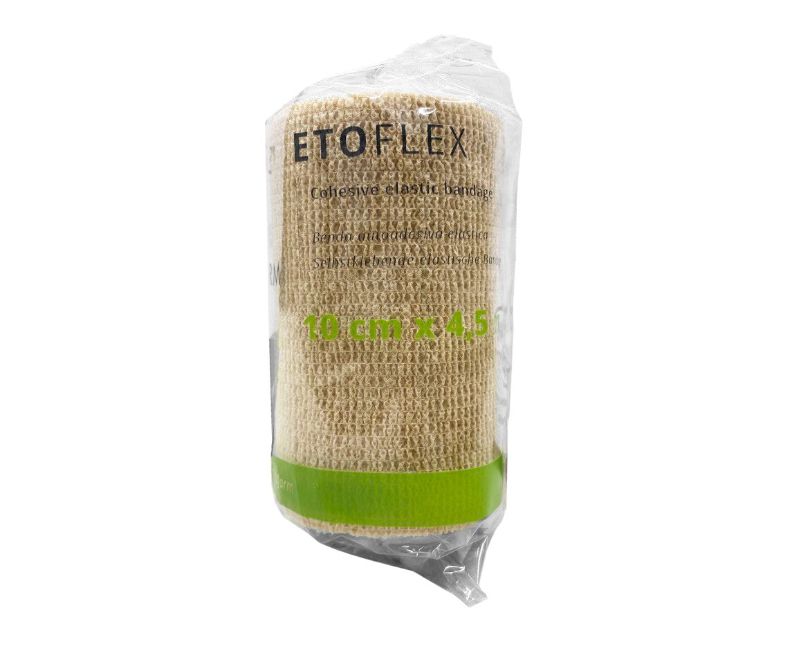 BENDA elastica AUTOADESIVA ETOFLEX, CM 10, 4,5 MT colore pelle
