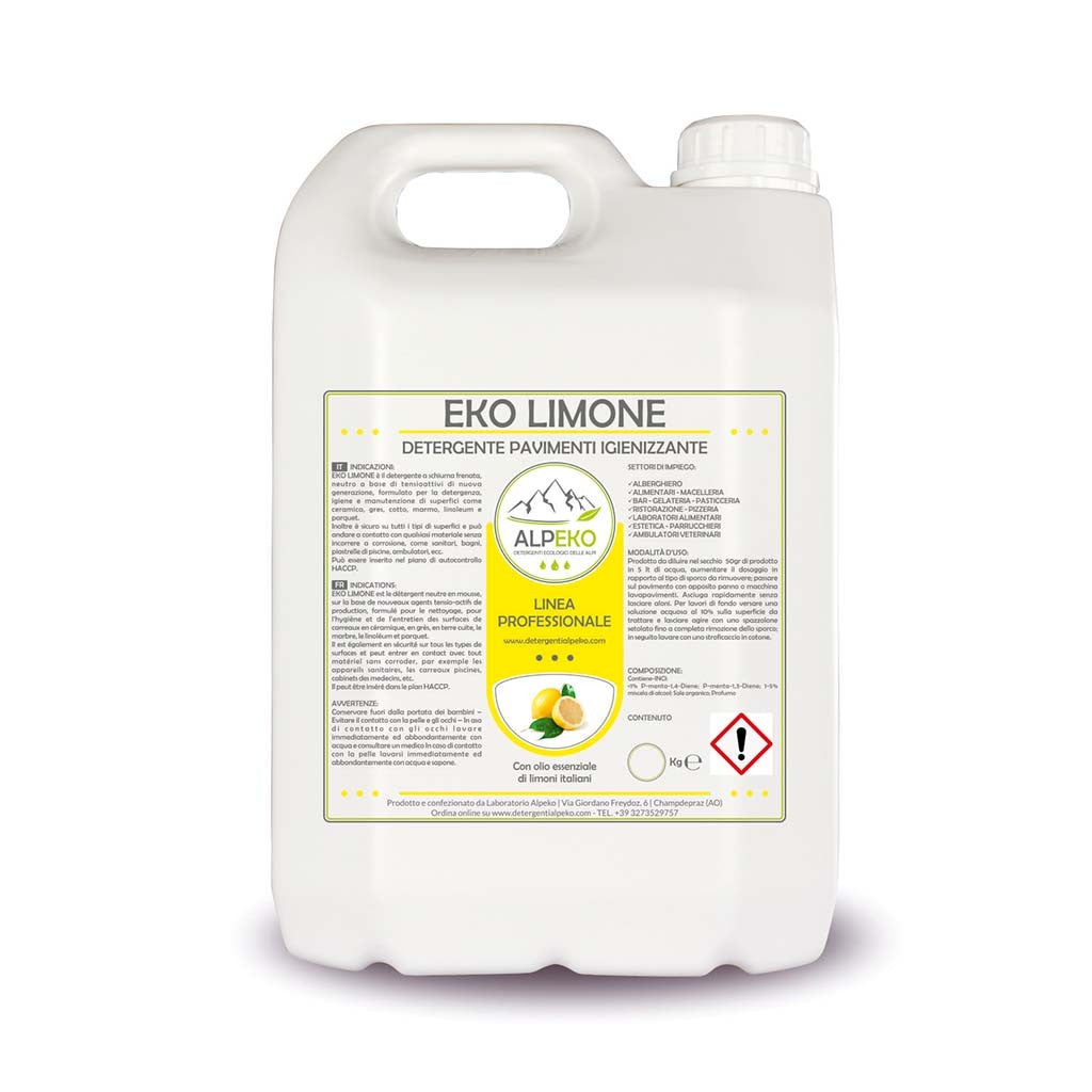 Igienizzante pavimenti EKO limone italiano, 5 kg