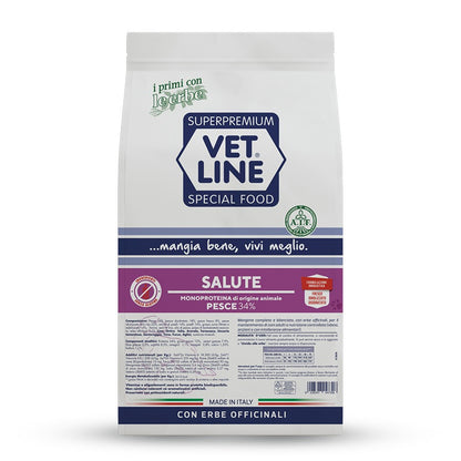 VET LINE CANE SALUTE PESCE 12,5 Kg